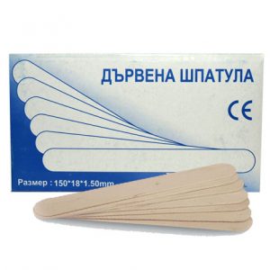 Шпатули-дървени, за кола маска 100 бр.